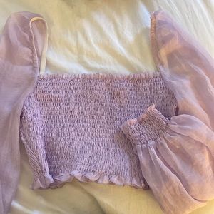 Purple Princess Polly top